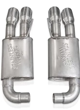 Stainless Works 3" Axleback Legend Factory Connect w/ Polished Stainless Tip Finish Ford Mustang GT 2018-2021                                     - M18ABL - Image 2