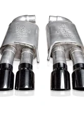 Stainless Works 3" Axleback Legend Factory Connect w/ Chrome Black Tip Finish Ford Mustang GT 2018-2021                                     - M18ABLB - Image 3