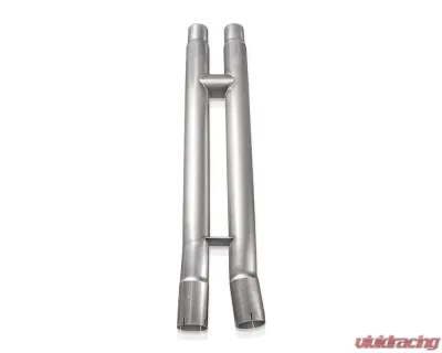 Stainless Works 3" Mid Resonator Delete H-Pipe Factory Connect Ford Mustang GT 2018-2021 - M18RESDH