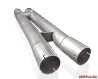 Stainless Works 3" Mid Resonator Delete H-Pipe Factory Connect Ford Mustang GT 2018-2021 - M18RESDH