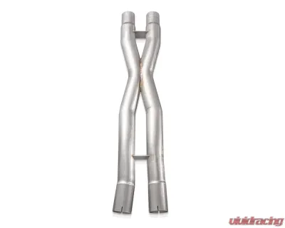 Stainless Works 3" Mid Resonator Delete X-Pipe Ford Mustang GT 2018-2021 - M18RESDX