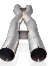 Stainless Works 3" Mid Resonator Delete X-Pipe Ford Mustang GT 2018-2021                                     - M18RESDX - Image 2
