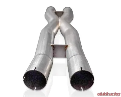 Stainless Works 3" Mid Resonator Delete X-Pipe Ford Mustang GT 2018-2021 - M18RESDX