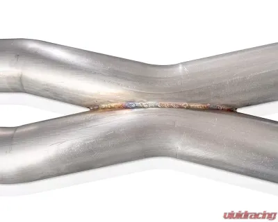 Stainless Works 3" Mid Resonator Delete X-Pipe Ford Mustang GT 2018-2021 - M18RESDX