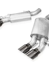 Stainless Works Chrome Black Legend Classic Sound Stock System Signature Axleback w/ Dual Mode Valves Chevrolet Camaro SS 2016-2024                                     - CA16RVMKFLBC - Image 2