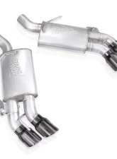 Stainless Works Chrome Black Legend Classic Sound Stock System Signature Axleback w/ Dual Mode Valves Chevrolet Camaro SS 2016-2024                                     - CA16RVMKFLBC - Image 4