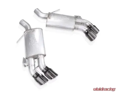 Stainless Works Chrome Black Legend Classic Sound Stock System Signature Axleback w/ Dual Mode Valves Chevrolet Camaro SS 2016-2024 - CA16RVMKFLBC