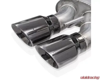 Stainless Works Chrome Black Legend Classic Sound Stock System Signature Axleback w/ Dual Mode Valves Chevrolet Camaro SS 2016-2024 - CA16RVMKFLBC