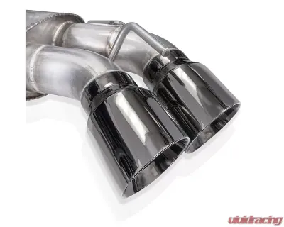 Stainless Works Chrome Black Legend Classic Sound Stock System Signature Axleback w/ Dual Mode Valves Chevrolet Camaro SS 2016-2024 - CA16RVMKFLBC