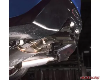 Stainless Works Chrome Black Legend Classic Sound Stock System Signature Axleback w/ Dual Mode Valves Chevrolet Camaro SS 2016-2024 - CA16RVMKFLBC