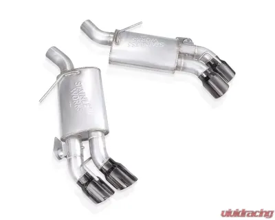 Stainless Works Chrome Black Legend Classic Sound Stock System Signature Axleback w/ Dual Mode Valves Chevrolet Camaro SS 2016-2024 - CA16RVMKFLBC