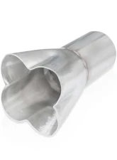 Stainless Works Four Way Turbo Weld-On Collector 1-7/8" x 3                                     - FC4188-300SHORT - Image 3