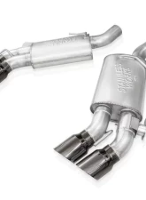Stainless Works 3" Axle-Back With Valve Quad Black Tips Chevrolet Camaro 2016-2023                                     - CA16RVMKPBC - Image 9