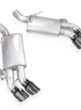 Stainless Works 3" Axle-Back With Valve Quad Black Tips Chevrolet Camaro 2016-2023                                     - CA16RVMKPBC - Image 2