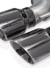 Stainless Works 3" Axle-Back With Valve Quad Black Tips Chevrolet Camaro 2016-2023                                     - CA16RVMKPBC - Image 3