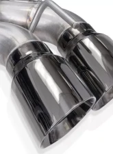 Stainless Works 3" Axle-Back With Valve Quad Black Tips Chevrolet Camaro 2016-2023                                     - CA16RVMKPBC - Image 4