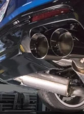 Stainless Works 3" Axle-Back With Valve Quad Black Tips Chevrolet Camaro 2016-2023                                     - CA16RVMKPBC - Image 7