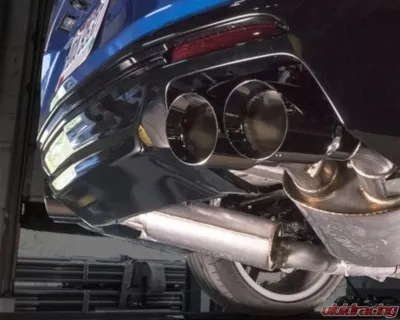 Stainless Works 3" Axle-Back With Valve Quad Black Tips Chevrolet Camaro 2016-2023 - CA16RVMKPBC