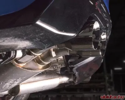 Stainless Works 3" Axle-Back With Valve Quad Black Tips Chevrolet Camaro 2016-2023 - CA16RVMKPBC