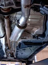 Stainless Works 3" Exhaust Size Factory Connect Classic Round Muffler Multiple Tips Exit Options Catback s Ford Maverick 2.0L 2022+                                     - FMAVCB - Image 11