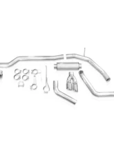 Stainless Works 3" Exhaust Size Factory Connect Classic Round Muffler Multiple Tips Exit Options Catback s Ford Maverick 2.0L 2022+                                     - FMAVCB - Image 4