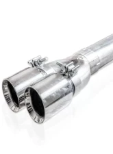 Stainless Works 3" Exhaust Size Factory Connect Classic Round Muffler Multiple Tips Exit Options Catback s Ford Maverick 2.0L 2022+                                     - FMAVCB - Image 5