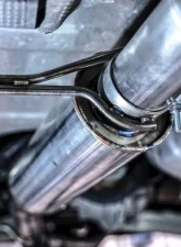 Stainless Works 3" Exhaust Size Factory Connect Classic Round Muffler Multiple Tips Exit Options Catback s Ford Maverick 2.0L 2022+                                     - FMAVCB - Image 10