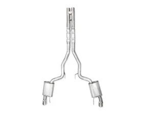 Stainless Works Catback Dual Tips Legend Sound H-Pipe Factory Connect Mustang GT 2024-2025