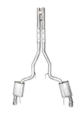 Stainless Works Catback Dual Tips Legend Sound H-Pipe Factory Connect Mustang GT 2024-2025                                     - M24CBHFCL - Image 2
