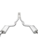 Stainless Works Catback Dual Tips Legend Sound H-Pipe Factory Connect Mustang GT 2024-2025                                     - M24CBHFCL - Image 2
