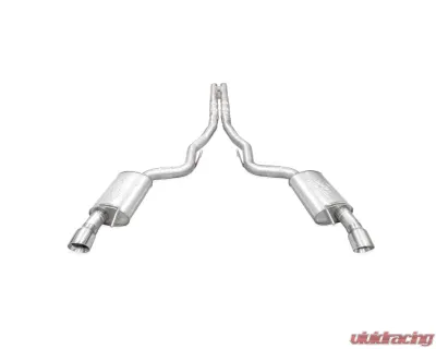 Stainless Works Catback Dual Tips Legend Sound H-Pipe Factory Connect Mustang GT 2024-2025 - M24CBHFCL