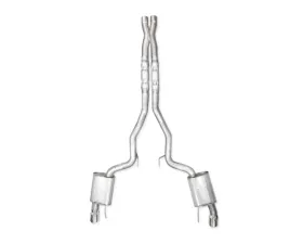 Stainless Works Catback Dual Tips Legend Sound X-Pipe Factory Connect Mustang GT 2024-2025