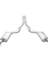 Stainless Works Catback Dual Tips Legend Sound X-Pipe Factory Connect Mustang GT 2024-2025                                     - M24CBXFCL - Image 2