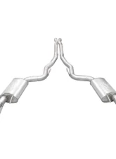 Stainless Works Catback Dual Tips Redline Sound X-Pipe Factory Connect Mustang GT 2024-2025                                     - M24CBXFCR - Image 2