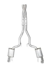 Stainless Works Catback Dual Tips Legend Sound X-Pipe Performance Connect Mustang GT 2024-2025                                     - M24CBXPCL - Image 2
