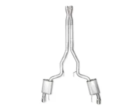 Stainless Works Catback Dual Tips Redline Sound X-Pipe Performance Connect Mustang GT 2024-2025