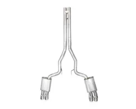 Stainless Works Catback Quad Tips Redline Sound H-Pipe Performance Connect Mustang GT 2024-2025