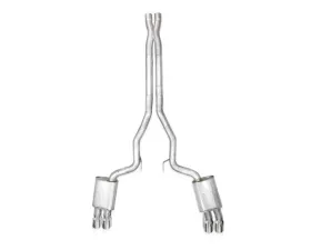 Stainless Works Catback Quad Tips Redline Sound X-Pipe Performance Connect Mustang GT 2024-2025