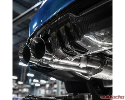 Stainless Works 3 Inch High-Flow Axleback System Polished Tips Cadillac CT5-V Blackwing 2022-2025 - CT5V22AB