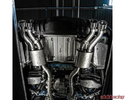 Stainless Works 3 Inch High-Flow Axleback System Polished Tips Cadillac CT5-V Blackwing 2022-2025 - CT5V22AB