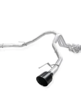 Stainless Works  3" High-Flow Catback System with 4" Matte Black Slash-Cut Conical Tips Ford F-150 Raptor R 2023-2025                                     - FTR25CB - Image 8