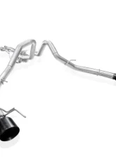 Stainless Works  3" High-Flow Catback System with 4" Matte Black Slash-Cut Conical Tips Ford F-150 Raptor R 2023-2025                                     - FTR25CB - Image 4