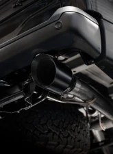 Stainless Works  3" High-Flow Catback System with 4" Matte Black Slash-Cut Conical Tips Ford F-150 Raptor R 2023-2025                                     - FTR25CB - Image 6