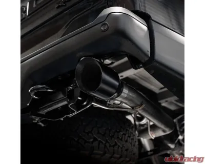 Stainless Works  3" High-Flow Catback System with 4" Matte Black Slash-Cut Conical Tips Ford F-150 Raptor R 2023-2025 - FTR25CB