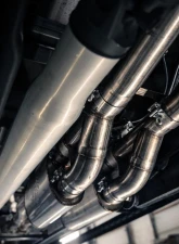 Stainless Works  3" High-Flow Catback System with 4" Matte Black Slash-Cut Conical Tips Ford F-150 Raptor R 2023-2025                                     - FTR25CB - Image 7