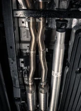 Stainless Works  3" High-Flow Catback System with 4" Matte Black Slash-Cut Conical Tips Ford F-150 Raptor R 2023-2025                                     - FTR25CB - Image 8