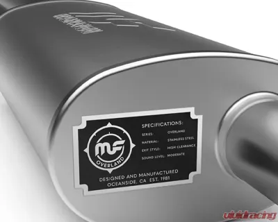 MagnaFlow 2022-2025 Nissan Frontier Overland Series Cat-Back Performance Exhaust System - 19599