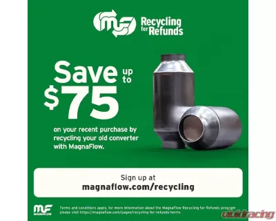 MagnaFlow Direct-Fit Catalytic Converter 5411905 for 2012-2016 Buick LaCrosse, 2013-2014 Chevrolet Malibu, Stainless Steel - 5411905