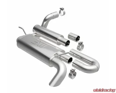 MagnaFlow 2018-2025 Jeep Wrangler Overland Series Axle-Back Performance Exhaust System - 19620