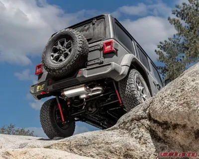 MagnaFlow 2018-2025 Jeep Wrangler Overland Series Axle-Back Performance Exhaust System - 19620